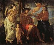 POUSSIN, Nicolas The Inspiration of the Epic Poet USA oil painting artist